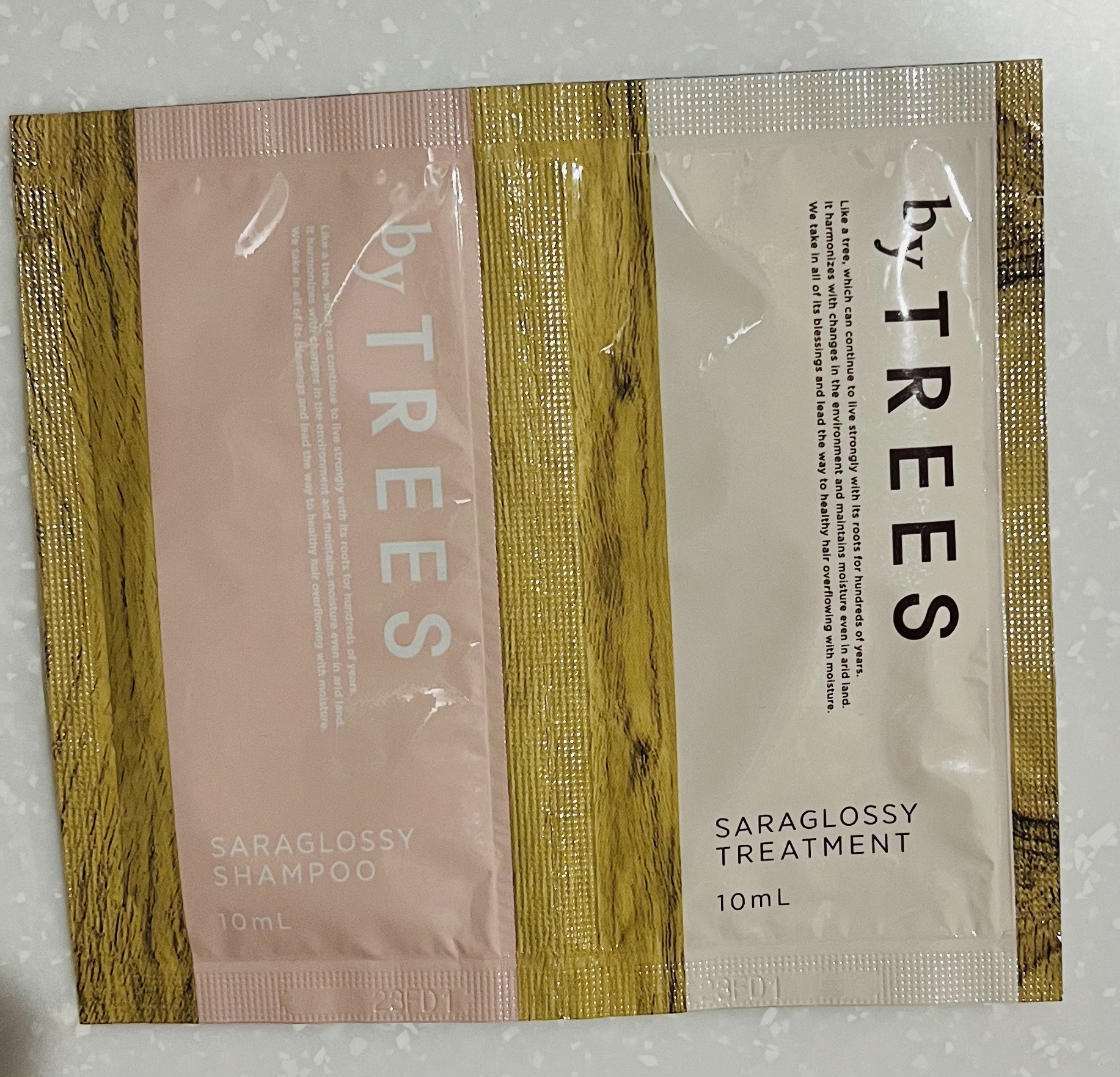 さらグロッシーシャンプー/トリートメント/byTREES/市販シャンプーを使ったクチコミ（1枚目）