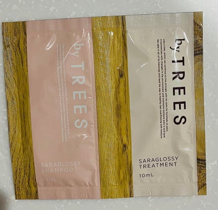 さらグロッシーシャンプー/トリートメント/byTREES/市販シャンプーを使ったクチコミ(1枚目)