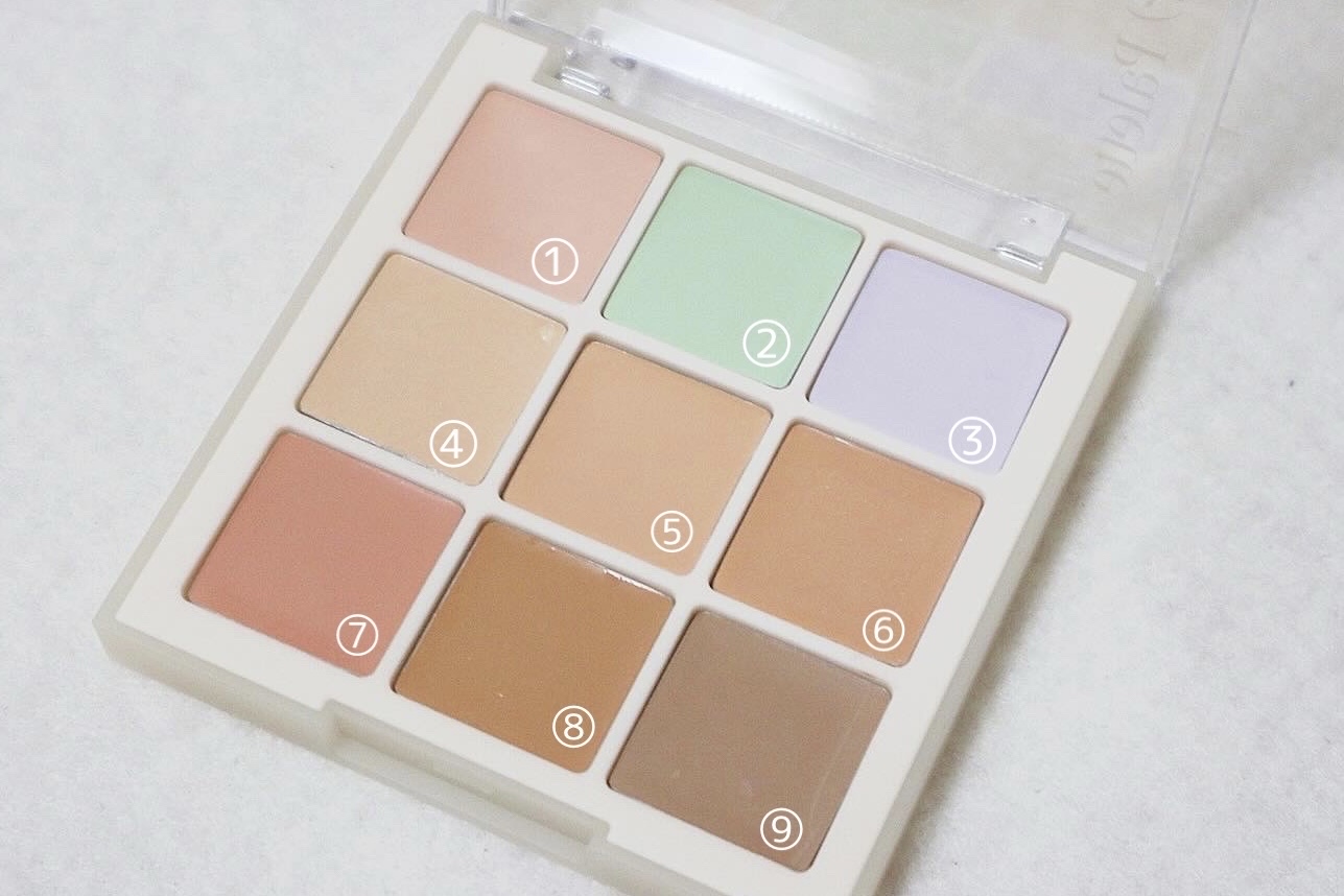 プロコンシーラーパレット/dasique/パレットコンシーラーを使ったクチコミ（2枚目）