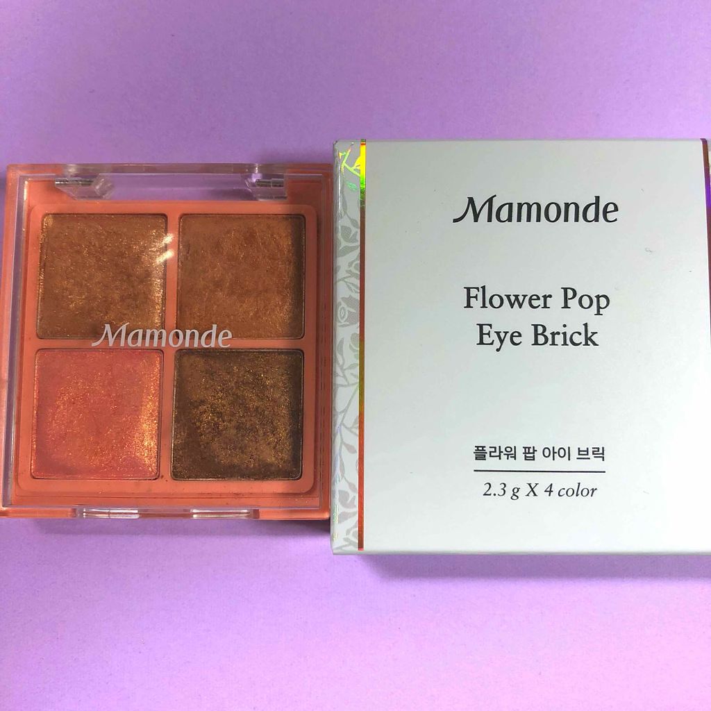 Flower Pop Eye Brick/Mamonde/アイシャドウパレットを使ったクチコミ(2枚目)
