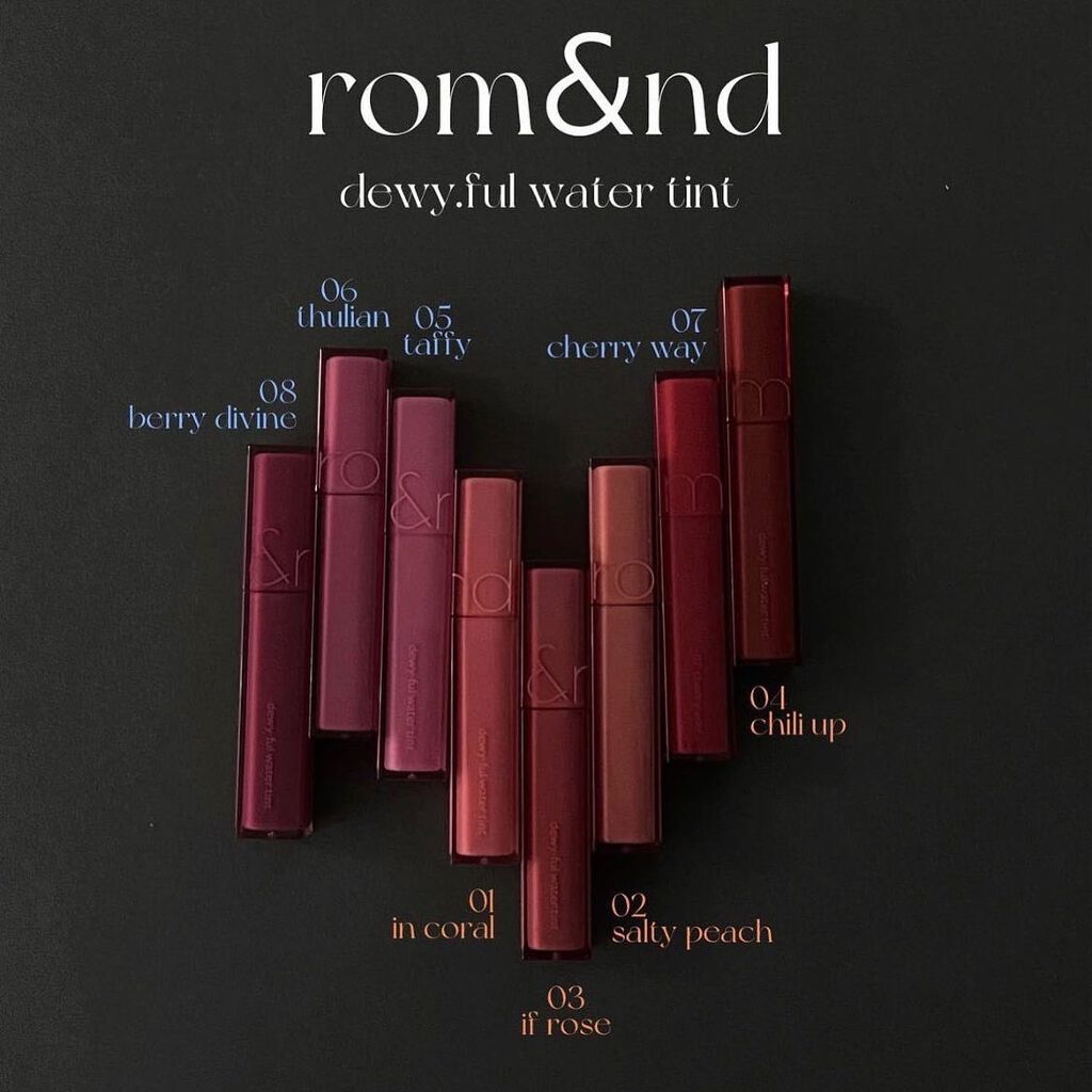 ジューシーラスティングティント/rom&nd/リップティントを使ったクチコミ(2枚目)