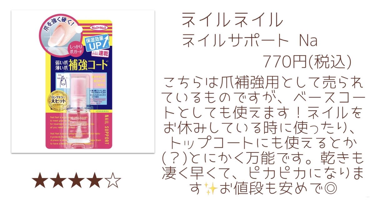 ベース＆トップコートⅡ/デュカート/ネイルトップコートを使ったクチコミ（2枚目）