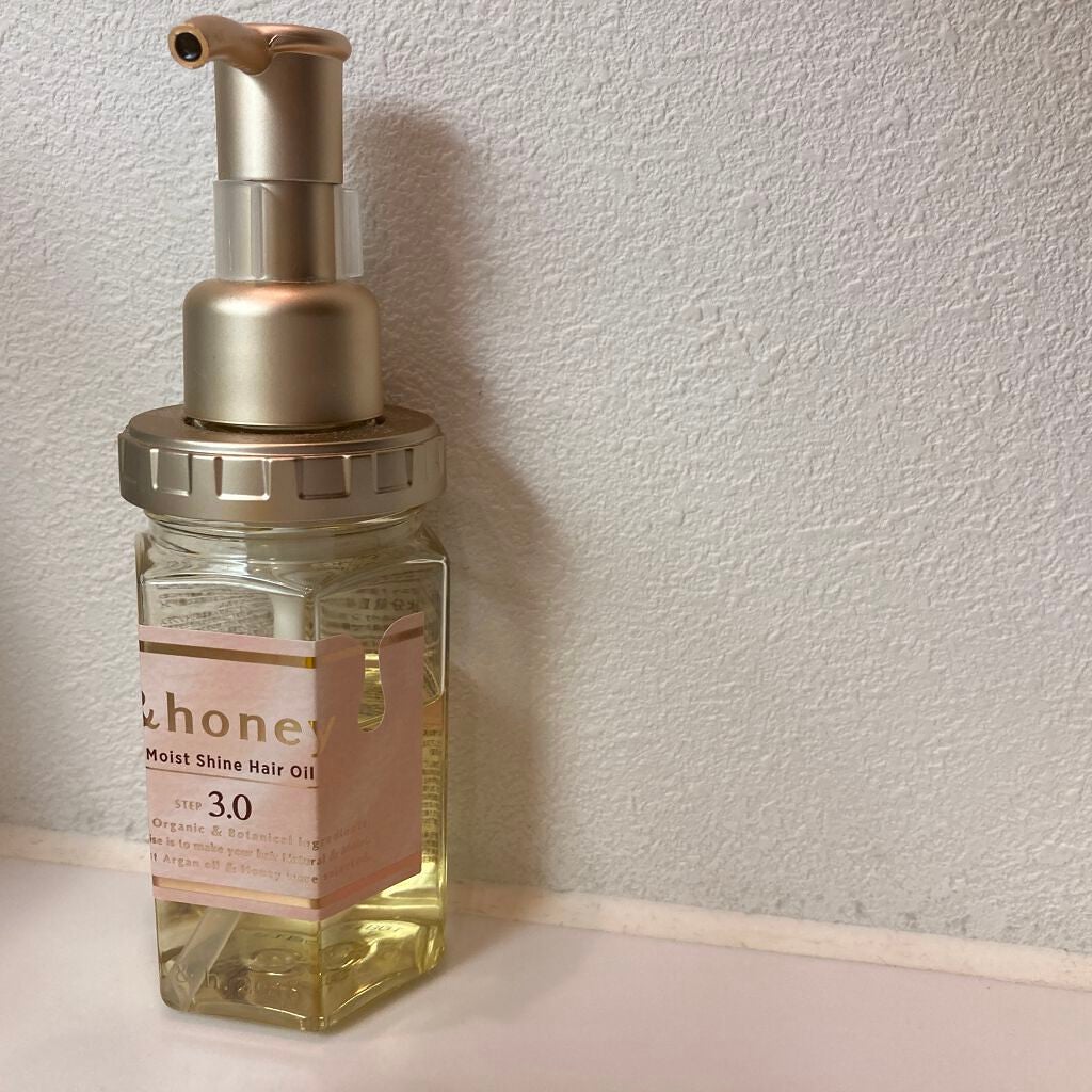 ディープモイスト ヘアオイル3.0/&honey/ヘアオイルを使ったクチコミ(4枚目)