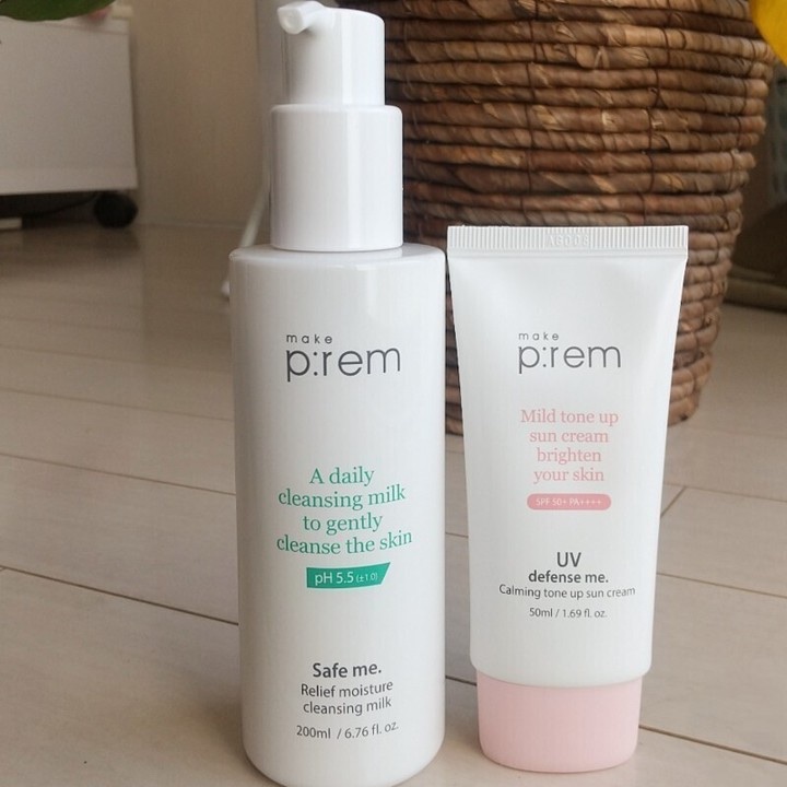 UVディフェンスミー カーミングトーンアップサンクリーム / make prem