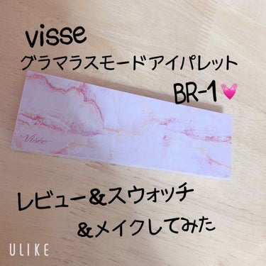 リシェ グラマラスモード アイパレット BR-1/Visée/アイシャドウパレットを使ったクチコミ（1枚目）