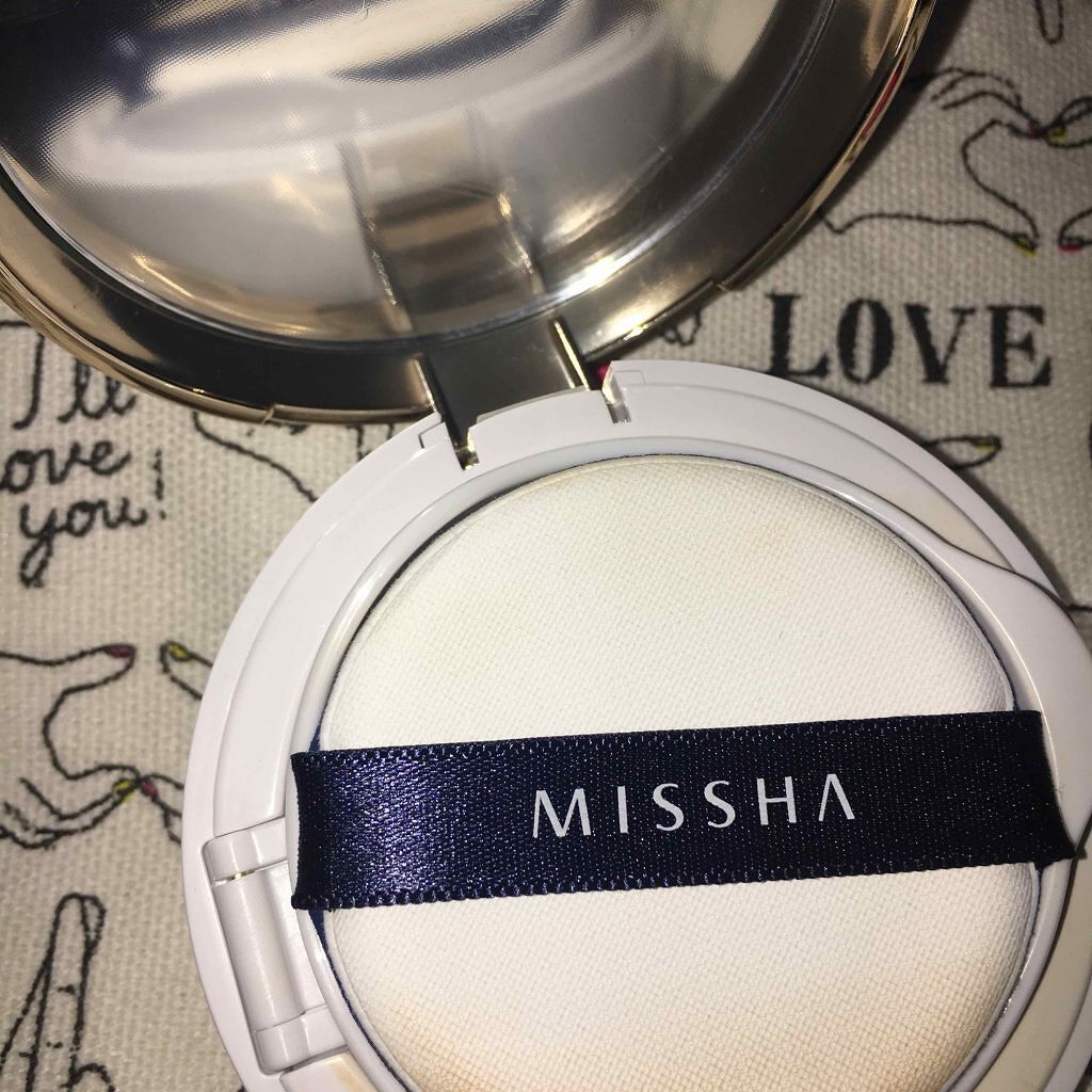 M クッション ファンデーション(モイスチャー)/MISSHA/クッションファンデーションを使ったクチコミ（1枚目）
