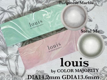 louis by COLOR MAJORITY ルイ バイ カラーマジョリティー のクチコミ「louis by COLOR MAJORITY
スティールミー / ターコイズマーブル
レンズ.....」（1枚目）