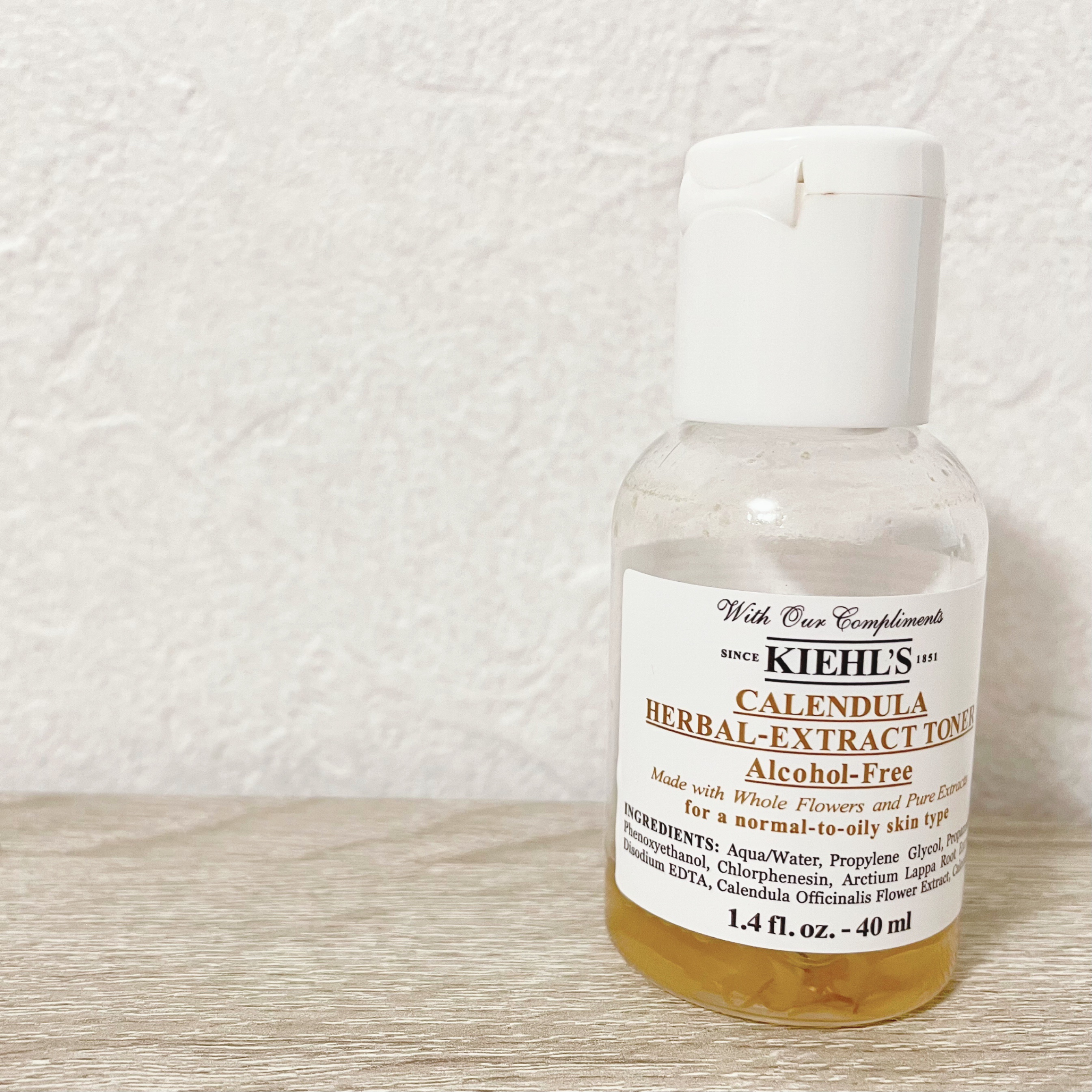 キールズ ハーバル トナー CL アルコールフリー 250ml/Kiehl's/化粧水を使ったクチコミ（2枚目）