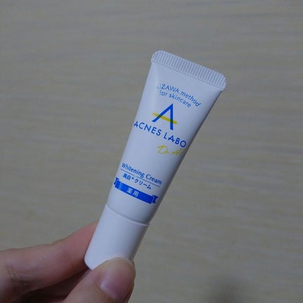 薬用 美白アクネホワイトクリーム 専用パッチ付/アクネスラボ/その他キットセットを使ったクチコミ(1枚目)