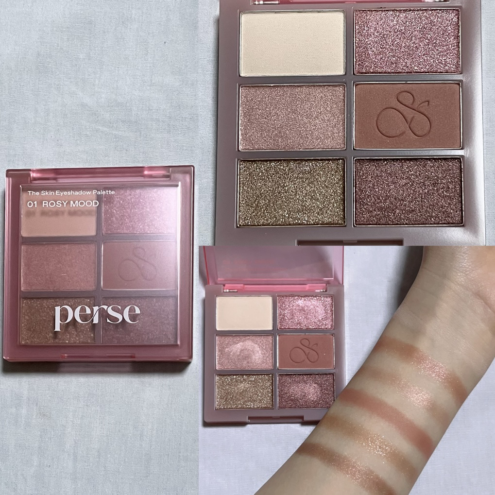 ザ スキン アイシャドウ パレット/perse/アイシャドウパレットを使ったクチコミ（2枚目）