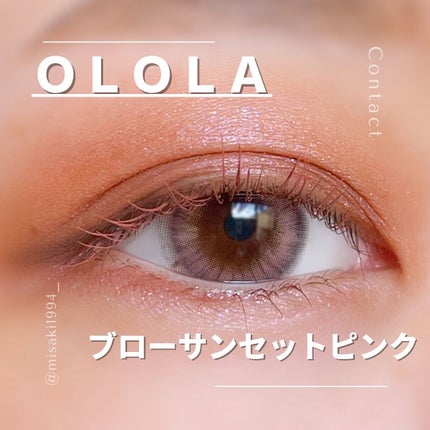 ブロー(Blow)/OLOLA/カラーコンタクトレンズを使ったクチコミ(1枚目)