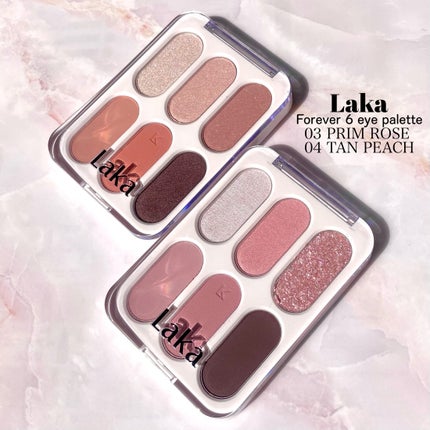フォーエバー6アイパレット/Laka/アイシャドウパレットを使ったクチコミ(2枚目)