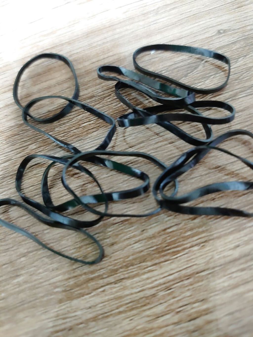 からまないゴム S ブラック/DAISO/ヘアアクセサリーを使ったクチコミ（1枚目）