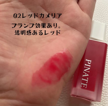 ナチュラルブルームリップオイルセラム 3色セット/PINATE/リップグロスを使ったクチコミ(3枚目)