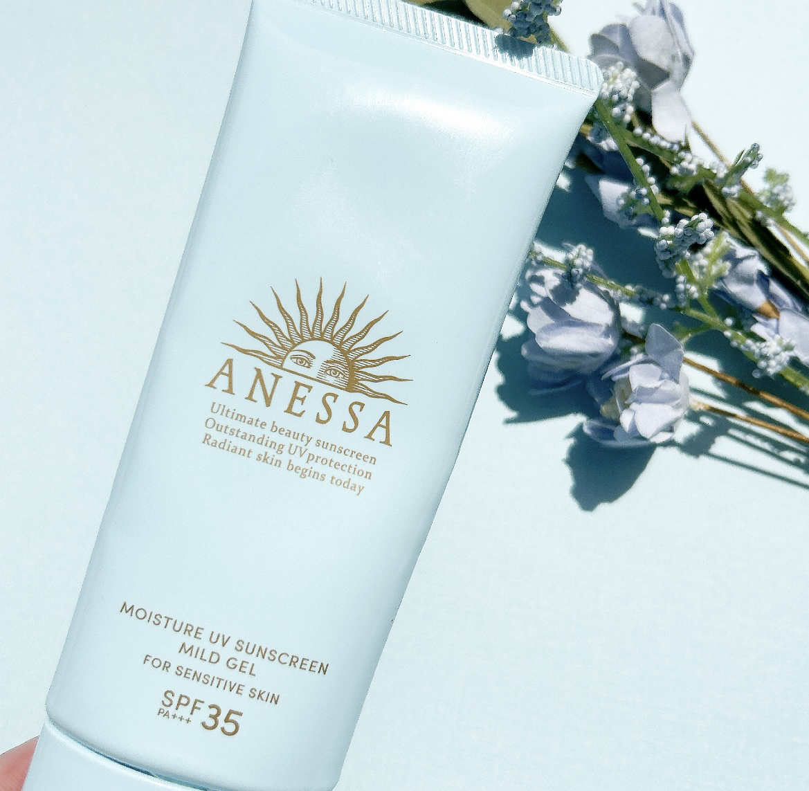 アネッサ モイスチャーUV　マイルドジェル　Nのクチコミ「特に悪い所見つからない😇普通に使いやすい敏感肌用日焼け止め🌞✨



▪︎アネッサ
モイスチャ.....」（1枚目）