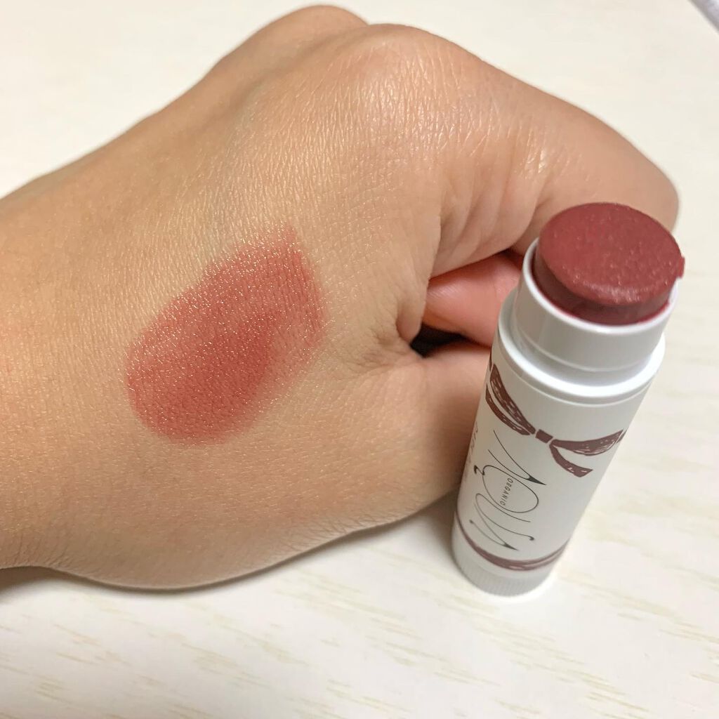 オーガニックスイーツリップ 06 ダークプラム/アクア・アクア/リップケアを使ったクチコミ（2枚目）