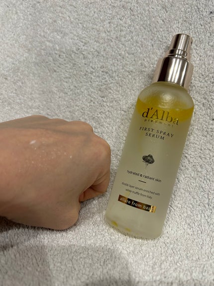 ダルバ ホワイトトリュフファーストスプレーセラム/ダルバ/ミスト状化粧水を使ったクチコミ(2枚目)
