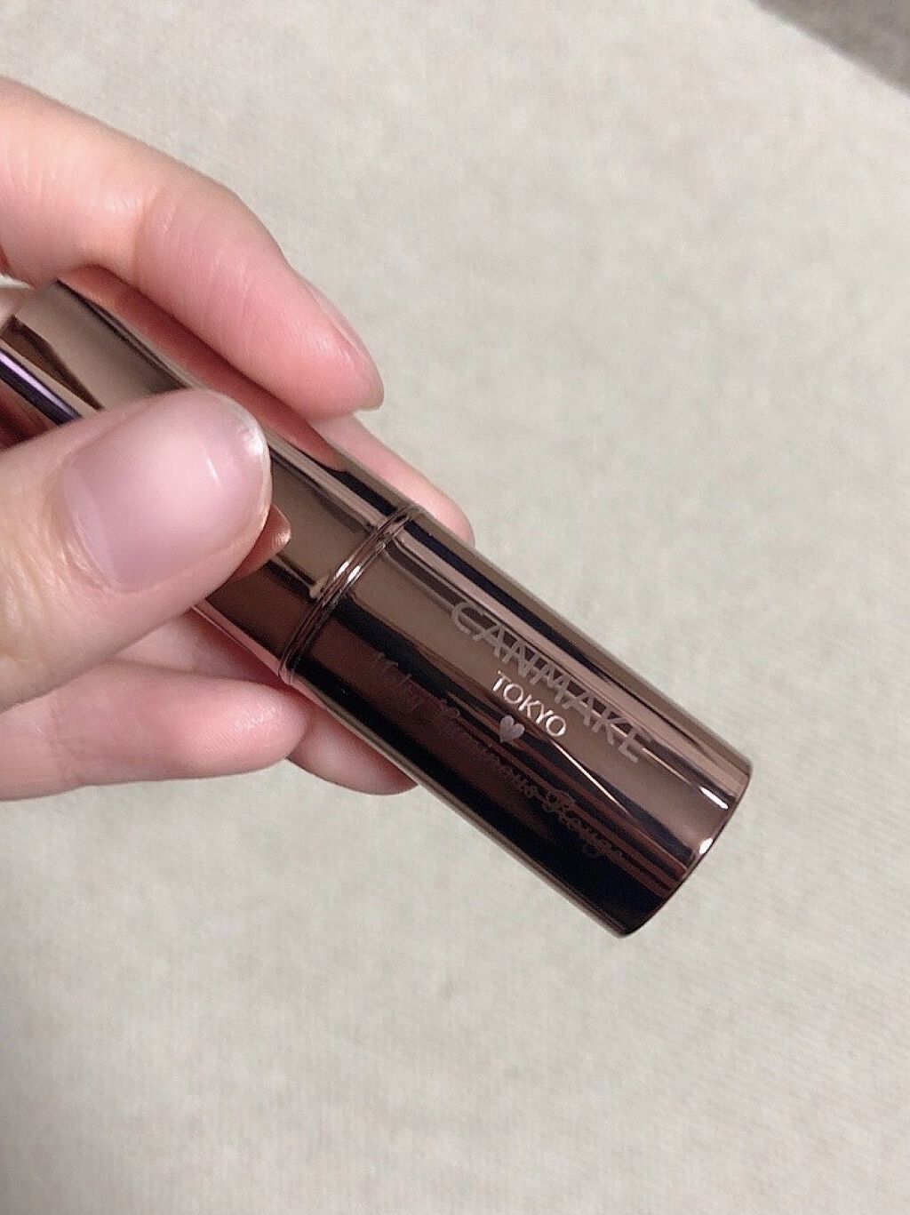 メルティールミナスルージュ（ティントタイプ）/キャンメイク/リップティントを使ったクチコミ（2枚目）