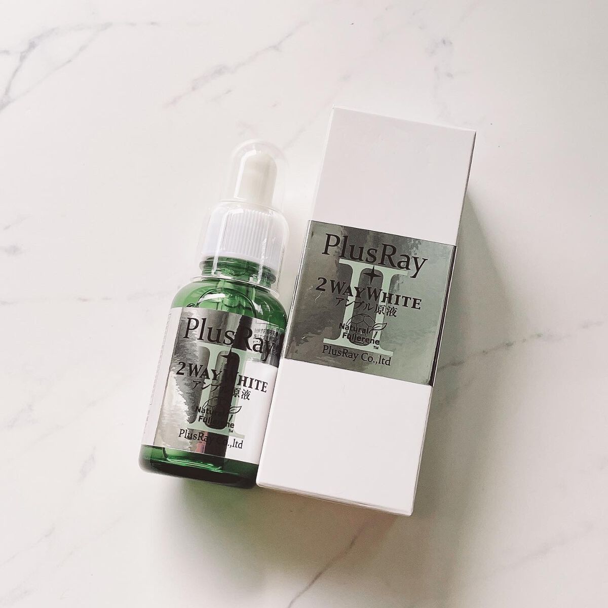 ツーウェイホワイト アンプル原液/PlusRay/美容液を使ったクチコミ(1枚目)