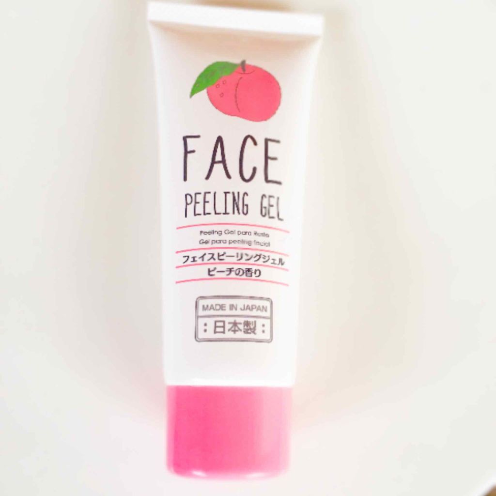 フェイスピーリングジェル ピーチの香り/DAISO/ピーリングを使ったクチコミ（1枚目）