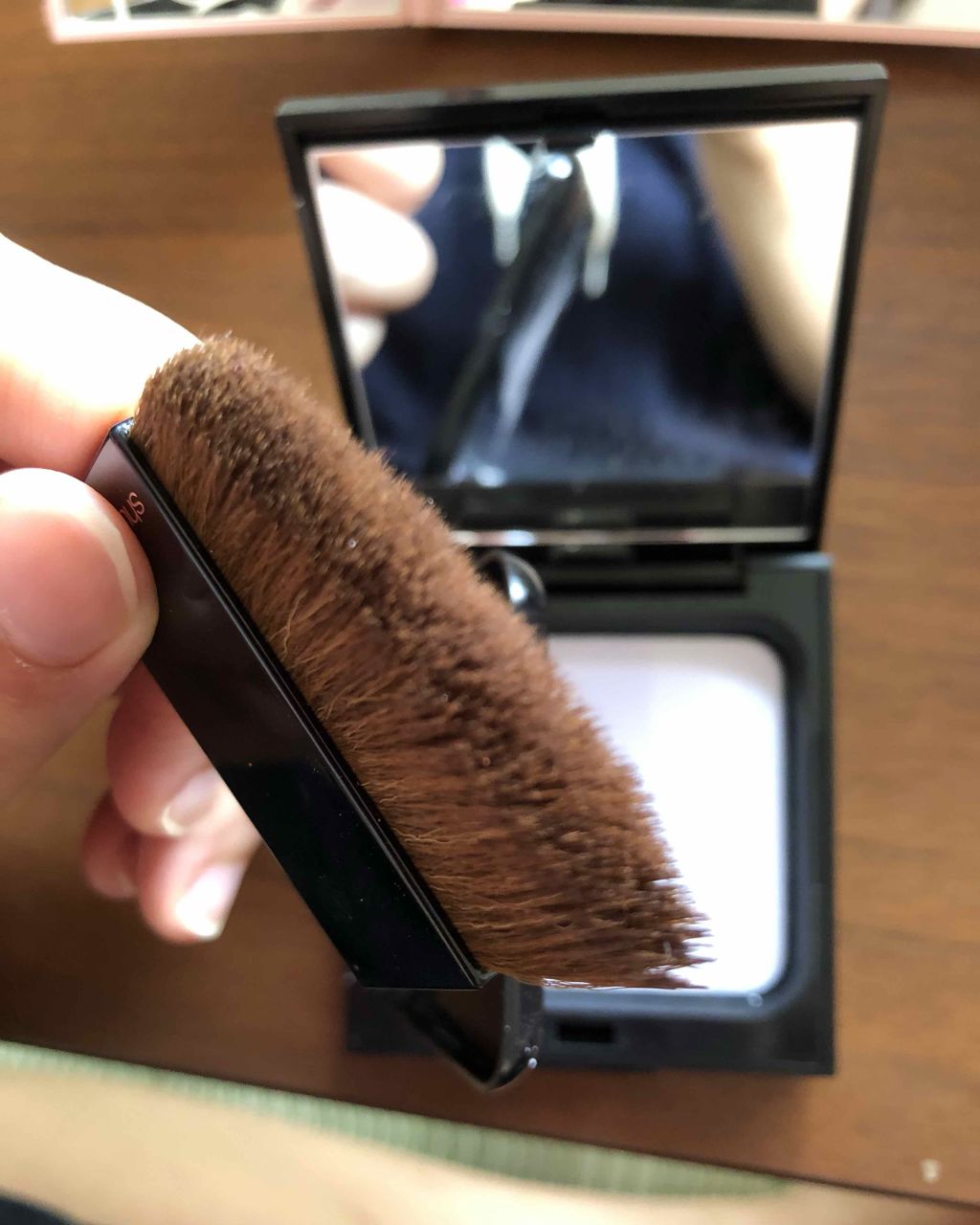 デュアルフィット プレスド パウダー/shu uemura/プレストパウダーを使ったクチコミ(4枚目)