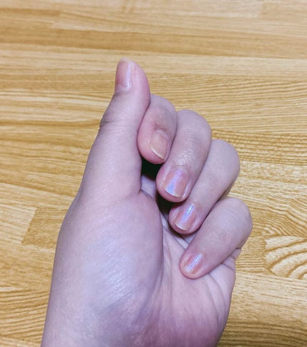 ネイルホリック Sheer pearl color OR270/ネイルホリック/マニキュアを使ったクチコミ(2枚目)