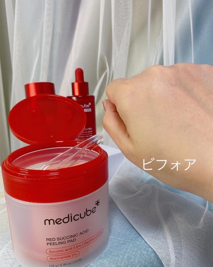レッドアクネピーリングパッド/MEDICUBE/トナーパッドを使ったクチコミ(3枚目)
