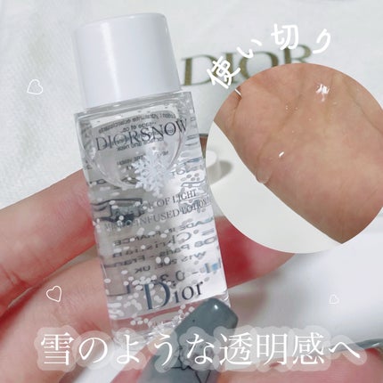 ディオール スノー エッセンス オブ ライト マイクロ ローション/Dior/化粧水を使ったクチコミ(1枚目)
