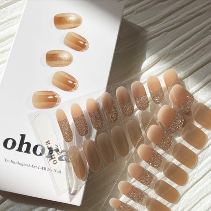 セミキュアジェルネイル(ハンド)/ohora/ネイルシールを使ったクチコミ(1枚目)