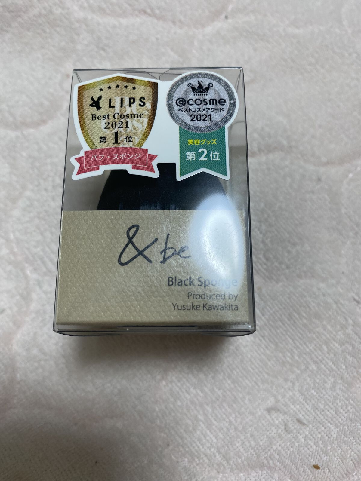 &be ブラックスポンジ/＆be/パフ・スポンジを使ったクチコミ（1枚目）