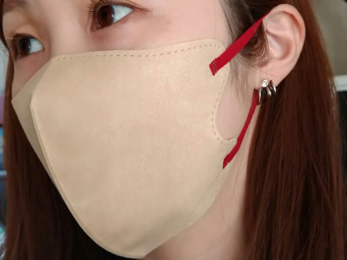 3Dフィットマスク バイカラータイプ/CICIBELLA/マスクを使ったクチコミ(3枚目)