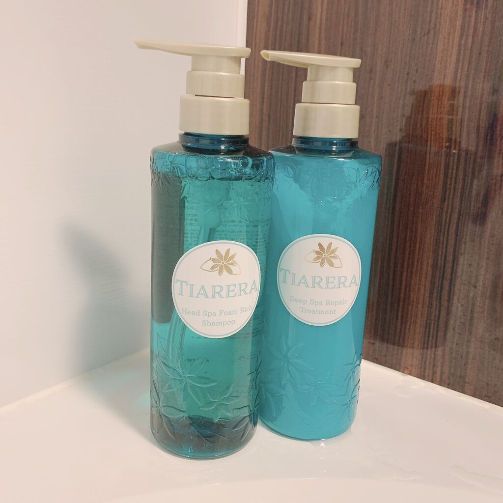 ヘッドスパフォームリッチシャンプー/ディープスパリペアトリートメント/TIARERA/市販シャンプーを使ったクチコミ(1枚目)