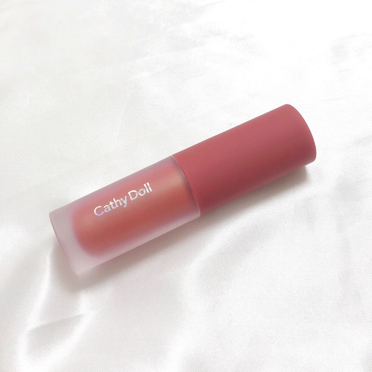 リップアンドチーク ヌードマットティント 11 ホールドオンレッド(Hold on Red)/CathyDoll/リップティントを使ったクチコミ（3枚目）