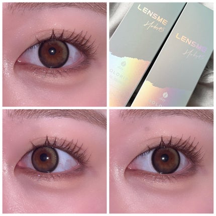 クローリングオリーブブラウン/LENSME/カラーコンタクトレンズを使ったクチコミ(3枚目)