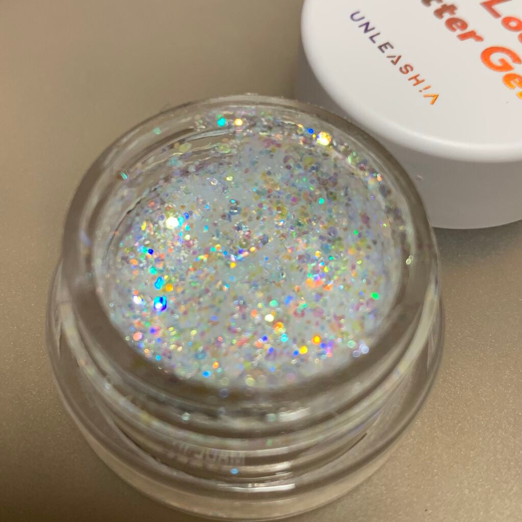 ゲットルーズグリッタージェル/unleashia/グリッターを使ったクチコミ(2枚目)