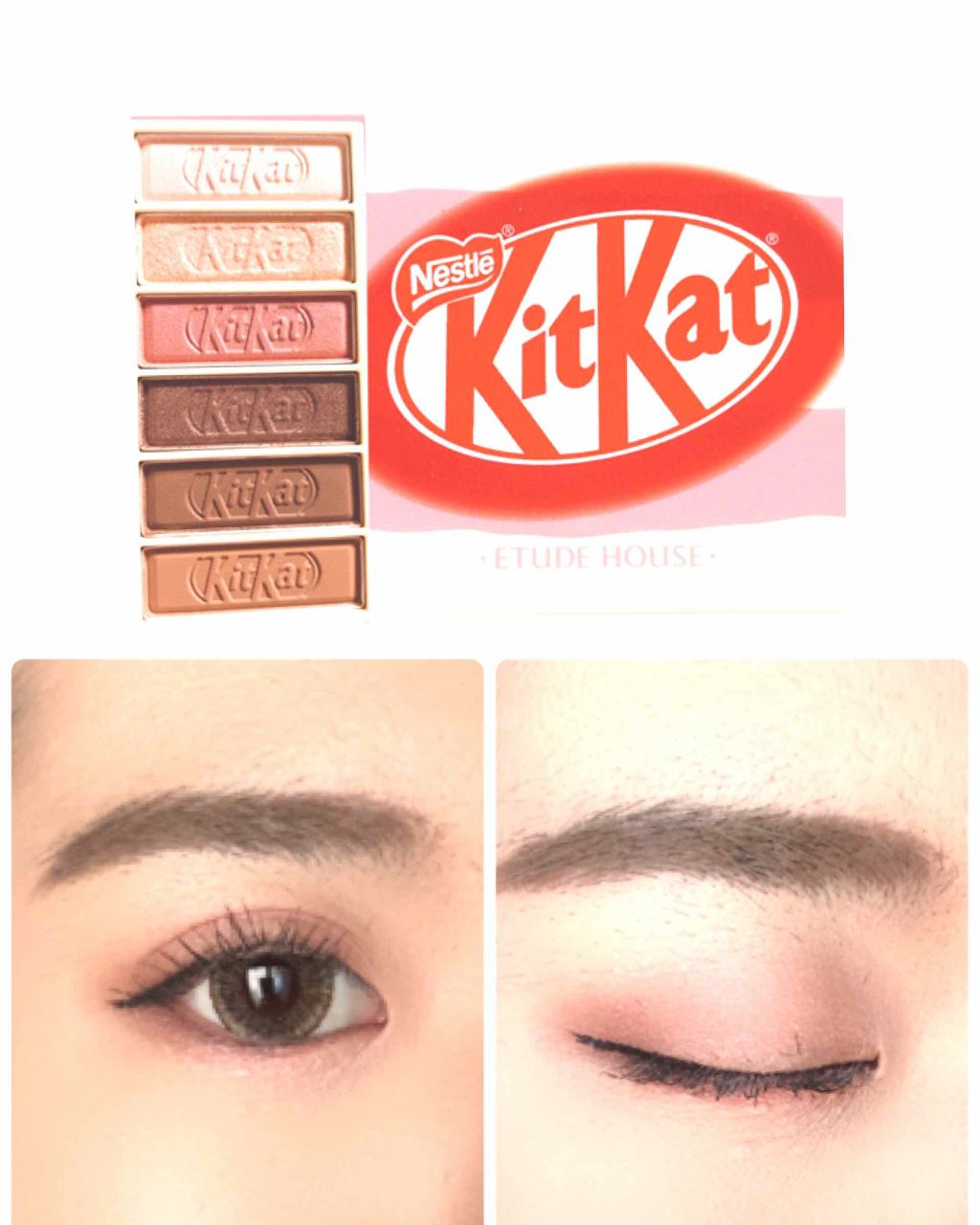 プレイカラーアイズ ミニ #キットカットオリジナル/ETUDE/アイシャドウパレットを使ったクチコミ（1枚目）