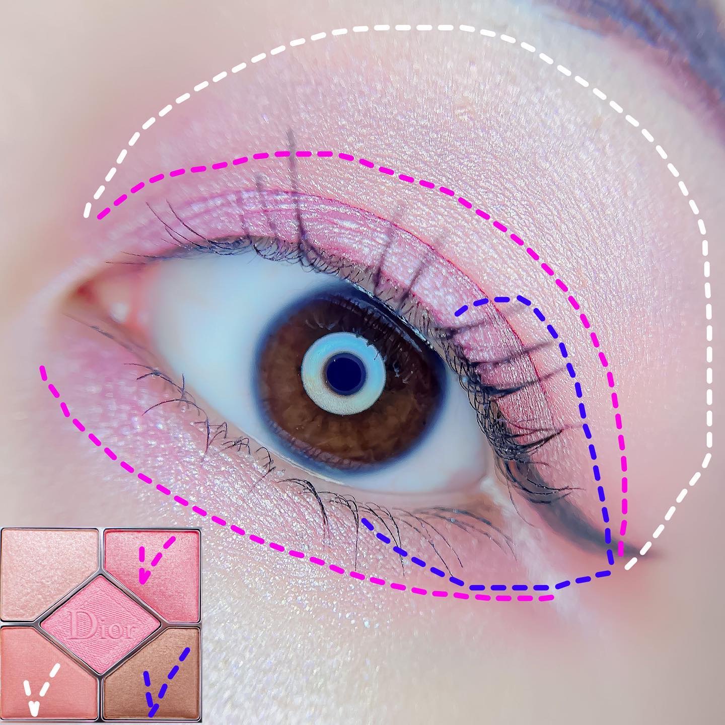 【旧】サンク クルール クチュール/Dior/アイシャドウパレットを使ったクチコミ（2枚目）