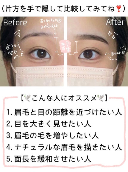 書き足し眉ティントSV /Fujiko/眉ティントを使ったクチコミ(2枚目)