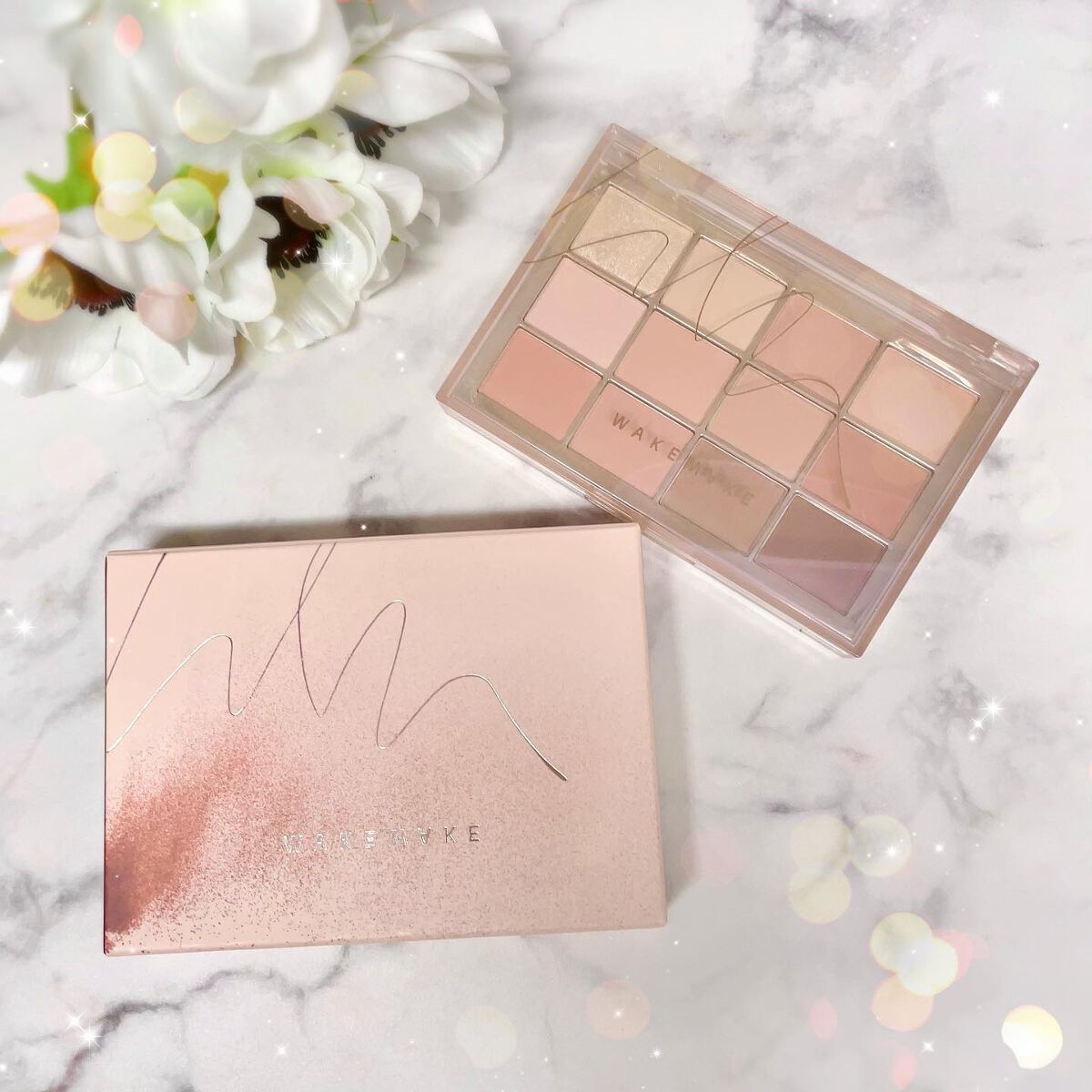 ソフトブラーリングアイパレット/wakemake/アイシャドウパレットを使ったクチコミ(7枚目)