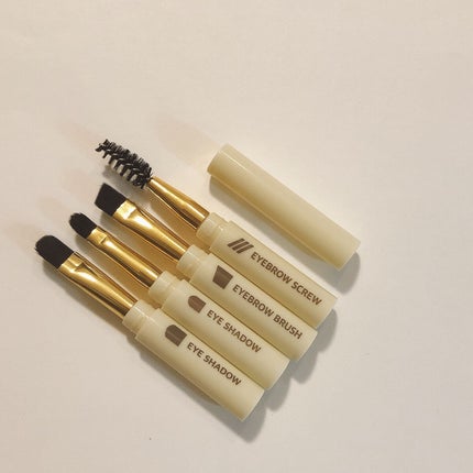 ロケット型 メイクブラシ/DAISO/メイクブラシを使ったクチコミ(4枚目)