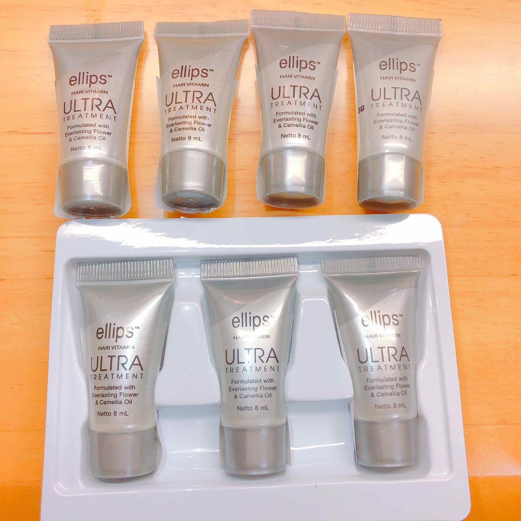 ヘアーオイル【シャイニーブラック】/ellips/ヘアオイルを使ったクチコミ（2枚目）