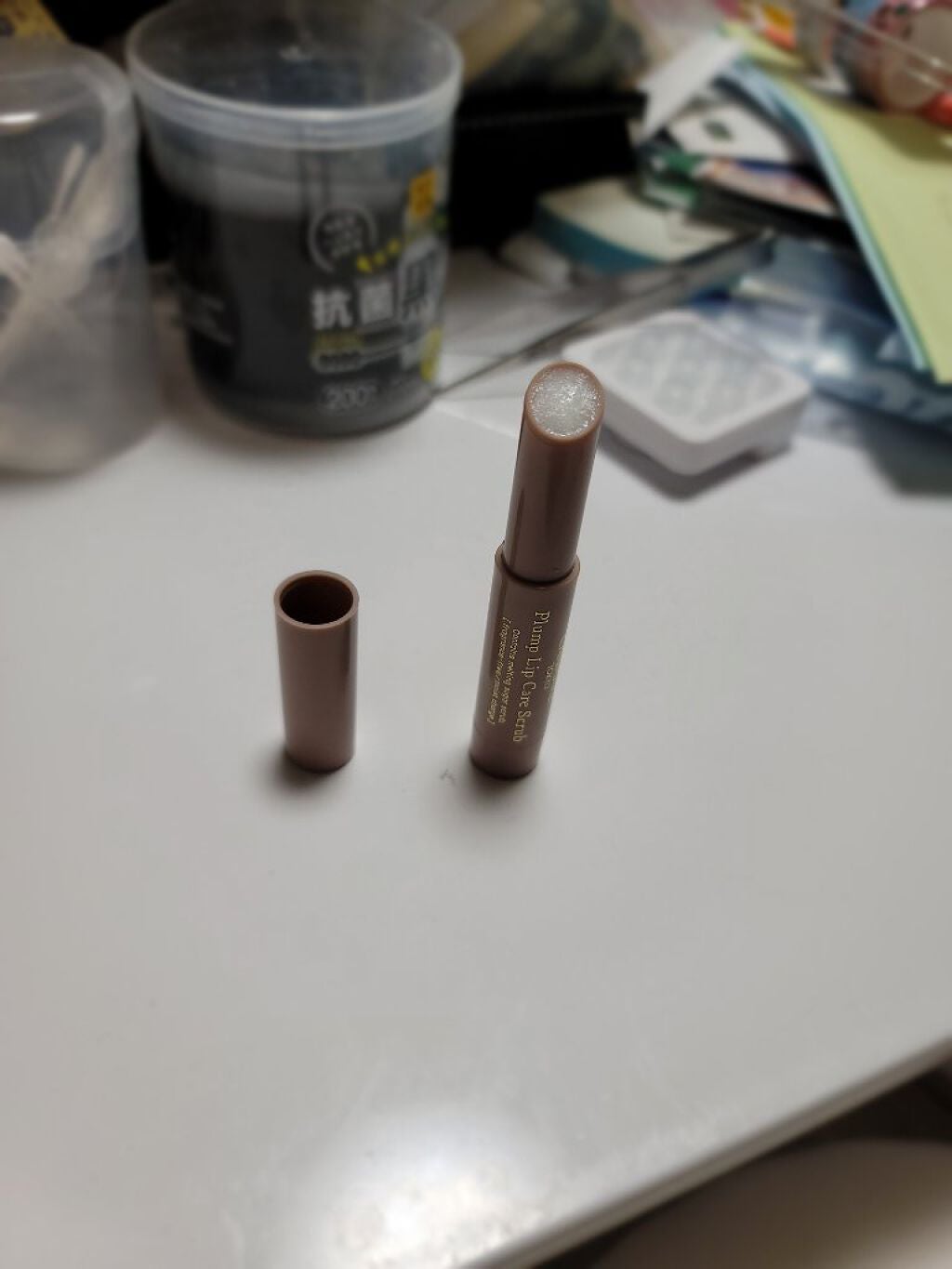 プランプリップケアスクラブ/キャンメイク/リップスクラブを使ったクチコミ(1枚目)