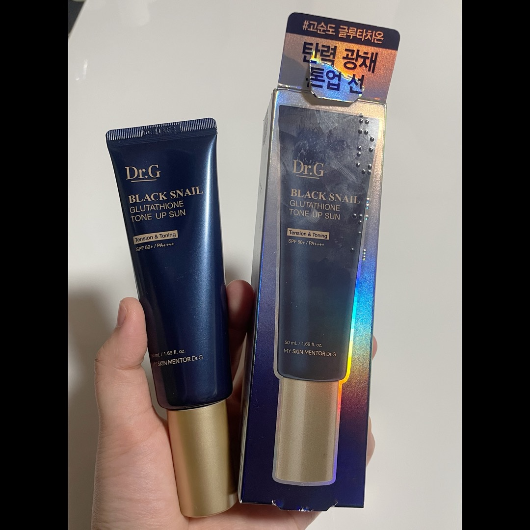 ブラックスネイルグルタチオントーンアップサン/Dr.G/日焼け止めクリームを使ったクチコミ（1枚目）