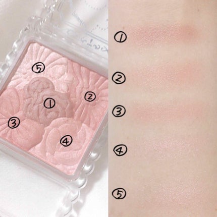 グロウフルールチークス/キャンメイク/パウダーチークを使ったクチコミ(2枚目)