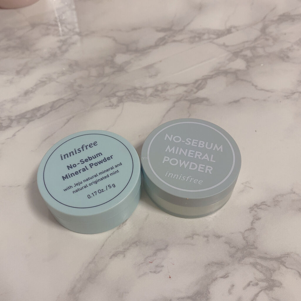 ノーセバム　ミネラルパウダー　N/innisfree/ルースパウダーを使ったクチコミ（2枚目）
