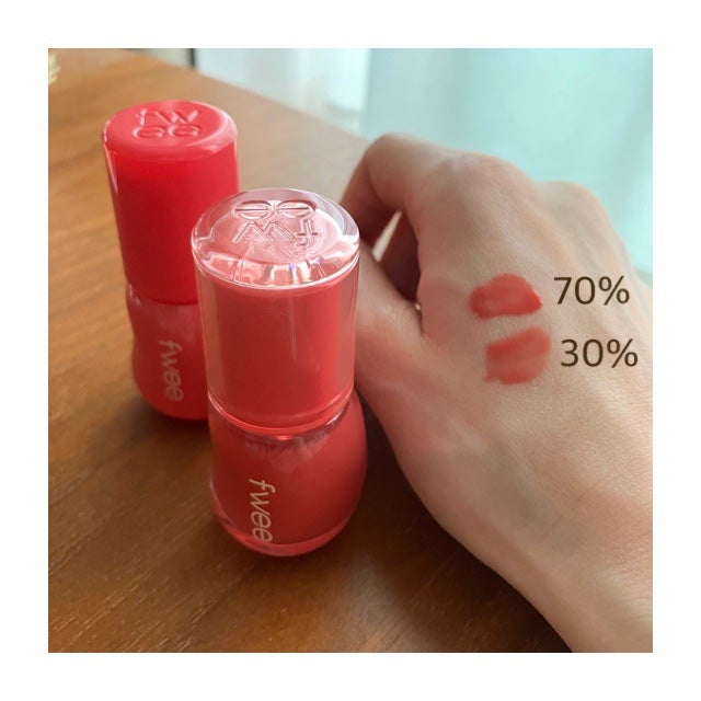 フィー 3Dボリューミンググロス/fwee/リップグロスを使ったクチコミ(2枚目)