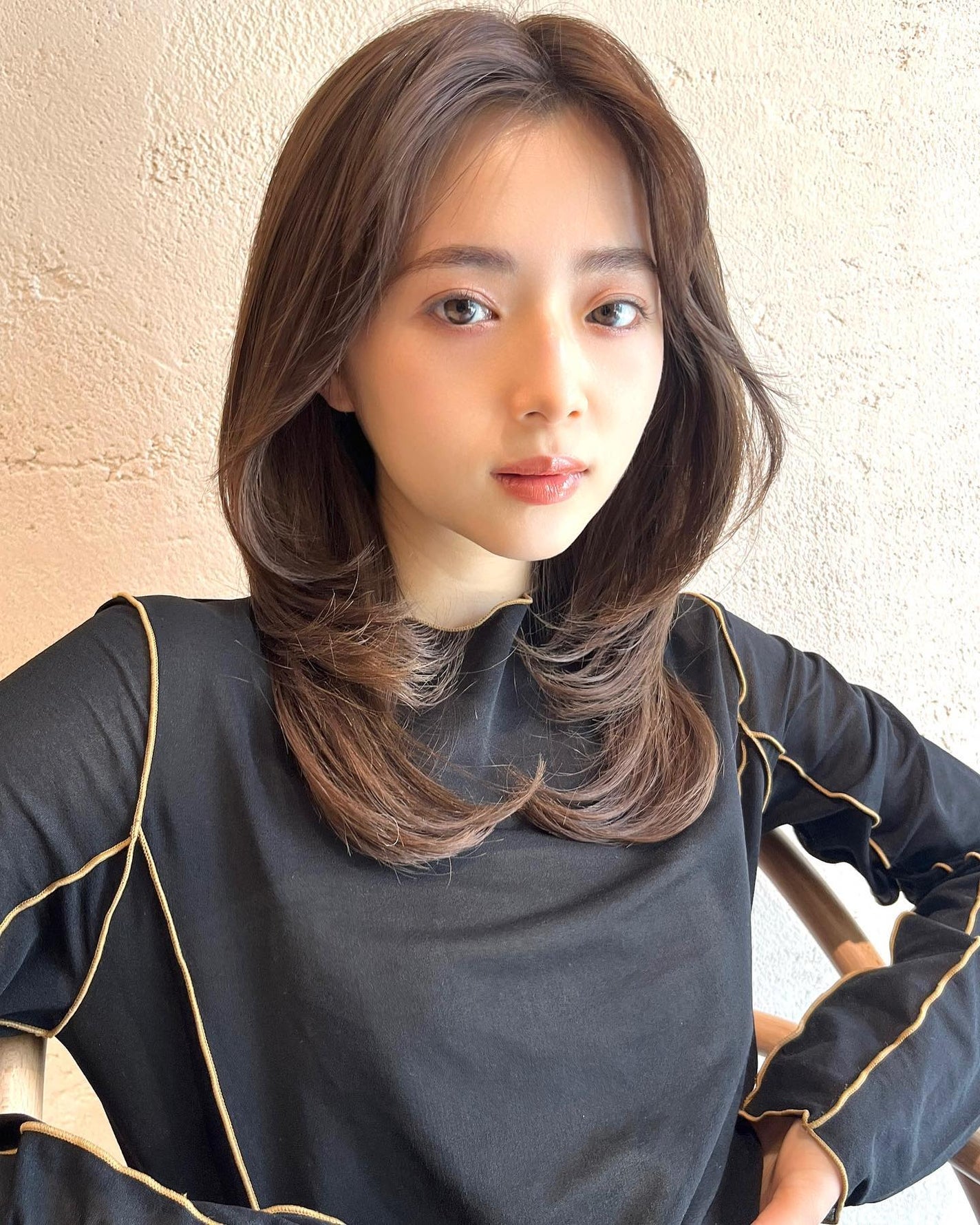 HARUNA on LIPS 「.大人なナチュラルヘア✨.韓国っぽく🌟ワンカールでやりすぎない..」(4枚目)