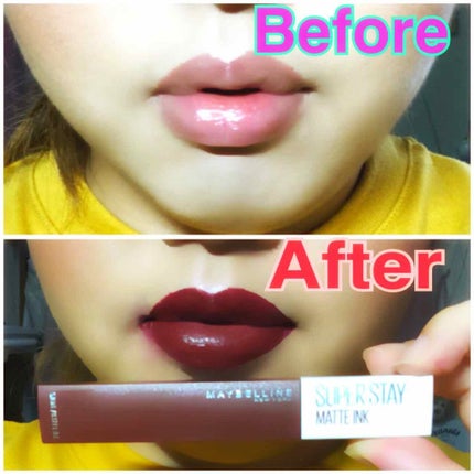 SPステイ マットインク/MAYBELLINE NEW YORK/口紅を使ったクチコミ(2枚目)