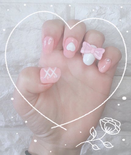 ジェルネイル(ライト対応)/セリア/ジェルネイルを使ったクチコミ(1枚目)