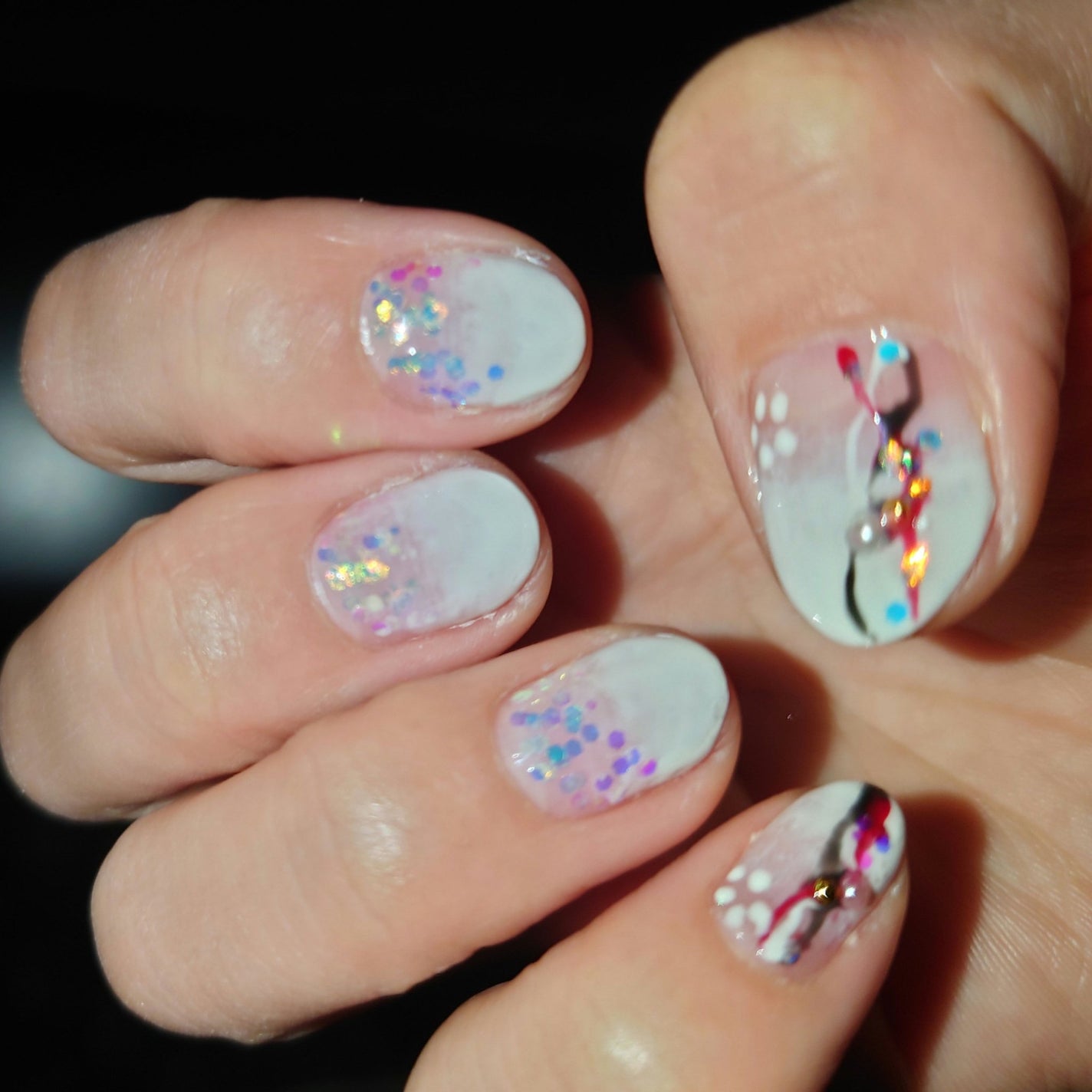 ジェルネイル(ライト対応)/セリア/ジェルネイルを使ったクチコミ(3枚目)